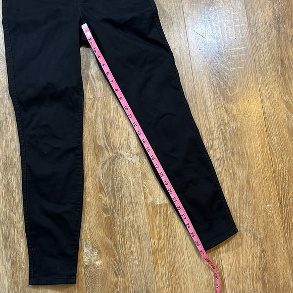 Spanx Black Pull On Skinny Ankle Pants Jeans EUC Stretch Women's Medium M - Picture 11 of 13